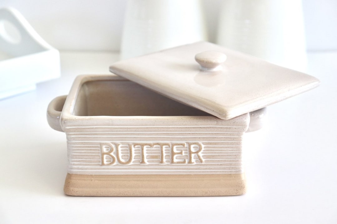 Butter Dish, Butter Keeper, Ceramic Butter Dish, French Butter Dish