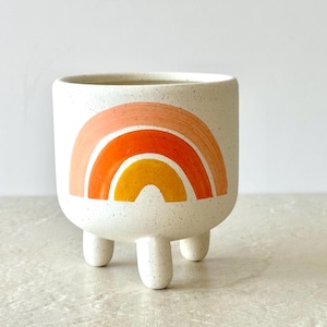 Ceramic Planter, Plant Pot On Legs, Succulent Planter, Indoor Planter, Succulents, Home Decor, Plant Lover Gift, Housewarming Gift