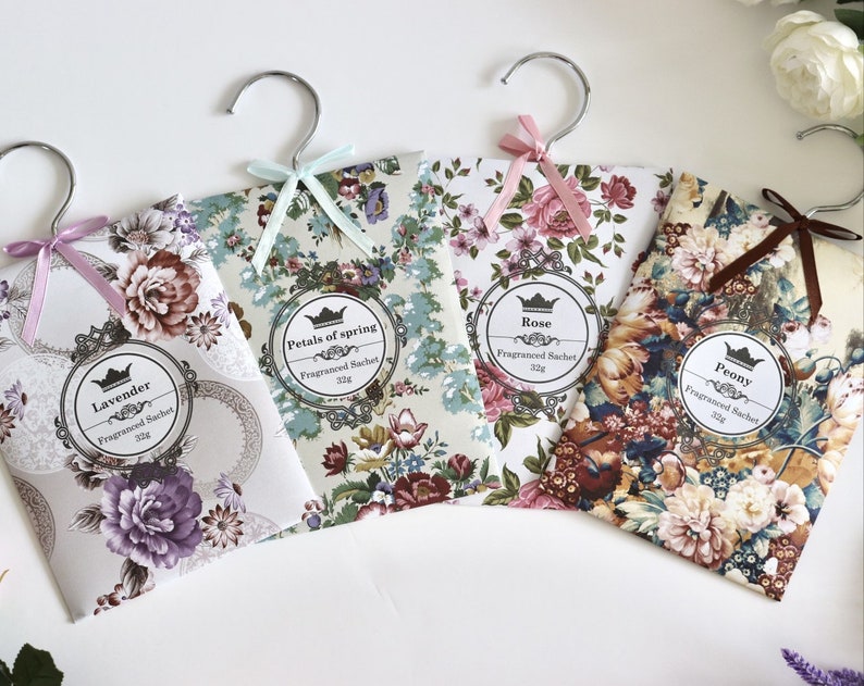 Wardrobe Freshener, Drawer Freshener, Large Scented Sachet, Various Scents, Home Decor, Home Fragrance, Fragrance Sachet, Wedding Gift image 4