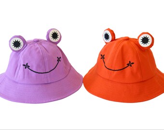 Frog Bucket Hat Amazon Froggy Hat Frog Bucket Hat, Cute