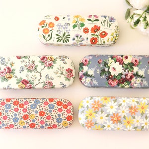 Custodia per occhiali, custodia rigida per occhiali, custodia per occhiali da sole, custodia per occhiali da lettura, custodia per occhiali, portaocchiali, vari colori, regalo per lei