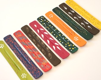 Mango Wood Incense Holder, Incense Burner, Incense Stick, Incense Stick Holder, Ash Catcher, Home Fragrance, Home Decor, Various Designs