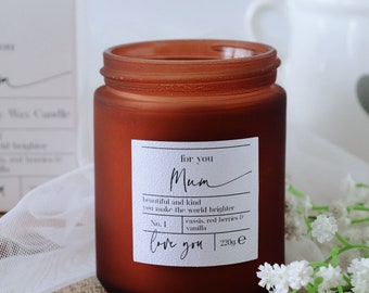 Mummy Gift, Gift For Mum, Soy Candle, Mum Scented Candle, Mom Gift, Gift For Mom, New Mum Gift, Home Fragrance, Soy Wax, Home Decor