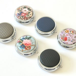 Pill Box With Mirror, | Pills Organiser | Medicine organiser | jewellery trinket