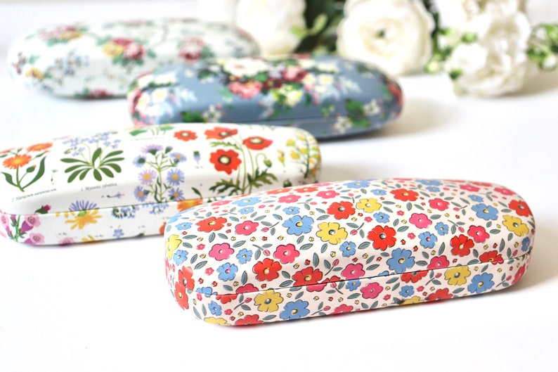 Glasses Case, Hard Glasses Case, Sunglasses Case, Reading Glasses case, Spectacles Case, Glasses Holder, Various Colours, Gift For Her image 2