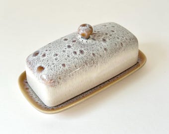 Butter Dish, Reactive Glaze Butter Dish, Ceramic Butter Dish, Butter Keeper, French Butter Dish, Butter Crock, Covered Butter Dish