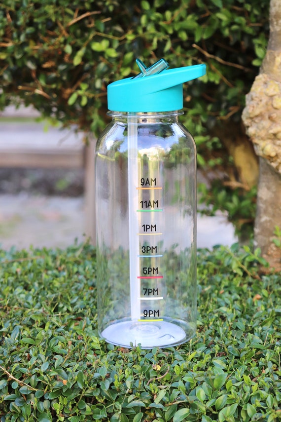 Reusable Water Bottle With Flip Straw, 1 Litre, Water Bottle