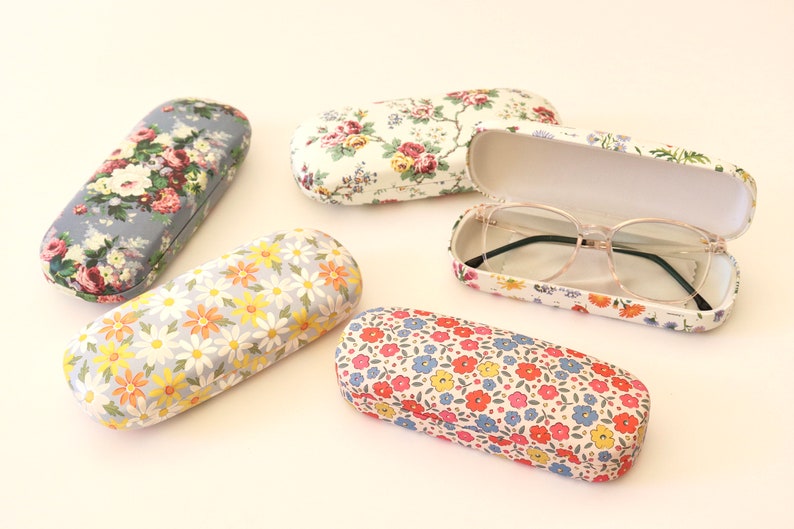 Glasses Case, Hard Glasses Case, Sunglasses Case, Reading Glasses case, Spectacles Case, Glasses Holder, Various Colours, Gift For Her image 9