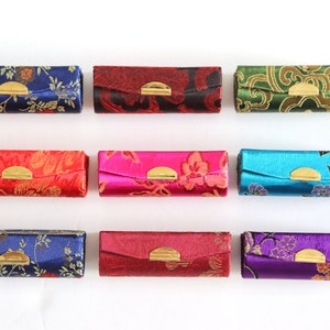 Porta rossetto, astuccio per rossetto, astuccio per rossetto, organizer per trucco, astuccio per trucco, astuccio da viaggio, vari colori, regalo per lei
