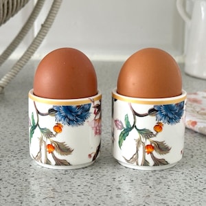 Egg Cups Set, Set of 2 Antina Egg Cups, Ceramic Egg Cup, Egg Holder,  Egg, Breakfast, Egg Cup Gift, Wedding Gift, Housewarming Gift