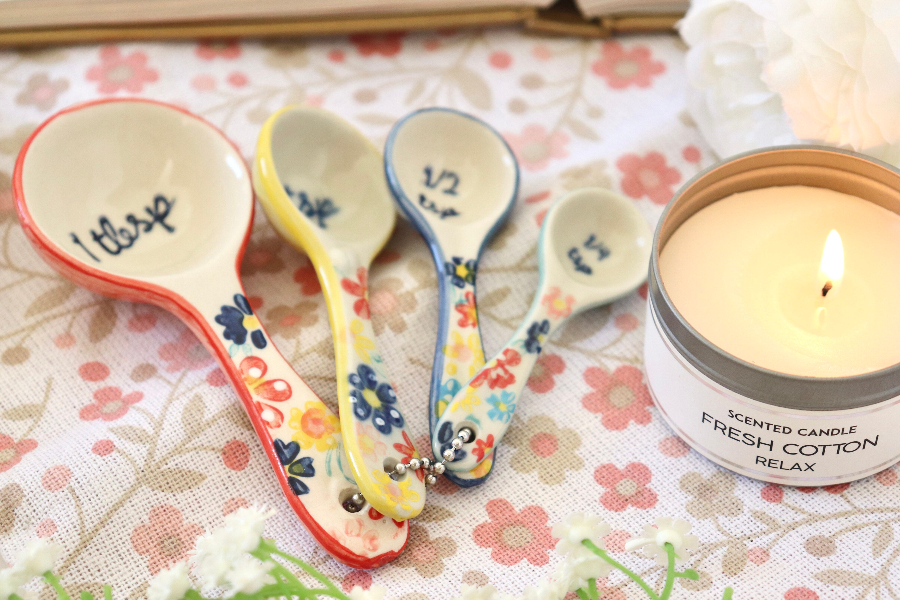 These fruity ceramic measuring spoons that'll put you in a good mood.