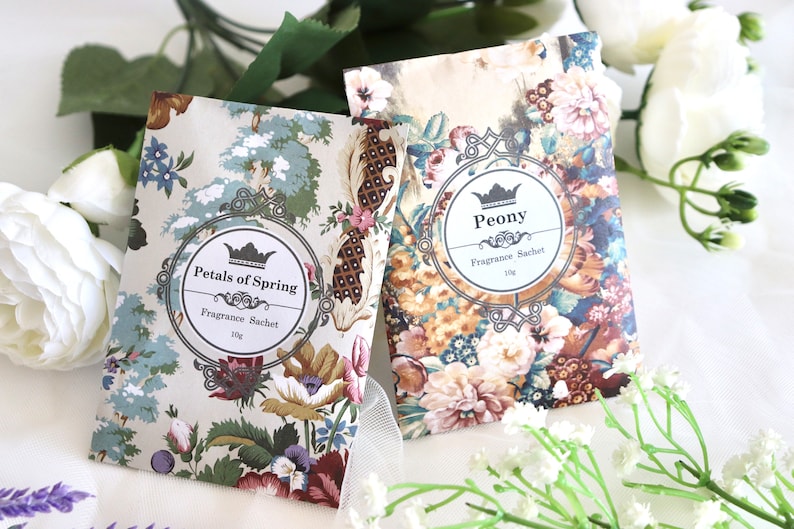 Wardrobe Freshener, Set Of 2 Scented Sachet, Drawer Freshener, Home Decor, Home Fragrance, Wedding, Fragrance Sachets, Gift, Various Scents image 6