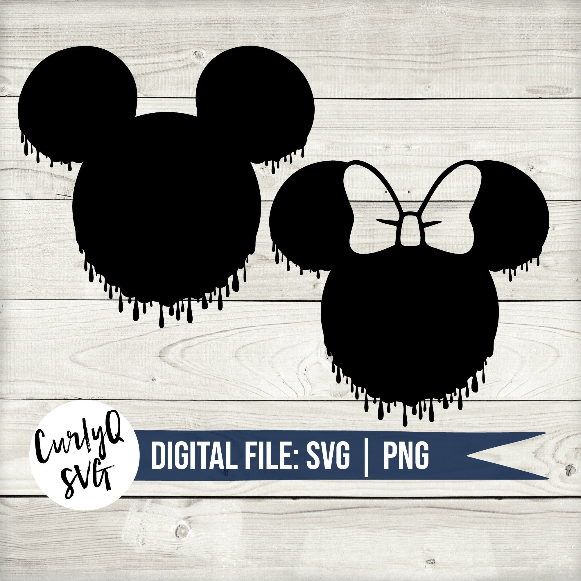 SVG, Topolino gocciolante, Minnie gocciolante, Halloween