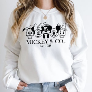 Arquivo digital, Mickey & companhia. est.1928, svg, png, arquivo cortado, sublimação, rua principal, EUA, cricut, silhueta, instantâneo, mouse e amigos