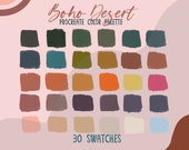 Procreate color palette, iPad, boho, desert, sand, digital art, color scheme, trendy, bohemian, free spirit, indie, hippie, alternative