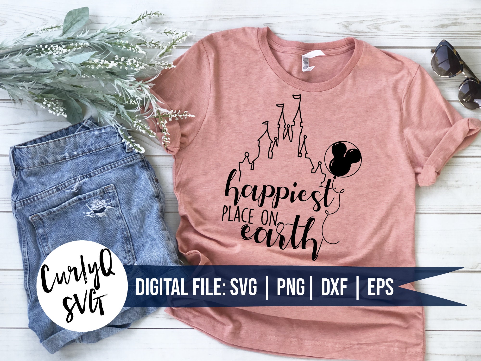 SVG, Happiest place on earth, disneyland, Disney World, disney, castl…