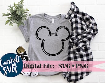 SVG, Mickey svg, graphic, sketch, design, digital download, castle, magical, instant download, Orlando, California, vacation, png, diy