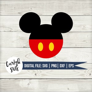 SVG, topolino, pantaloni di topolino, elemento di design, file di taglio, download digitale, fai da te, cricut, silhouette, pulsanti, castello, magico, file di taglio