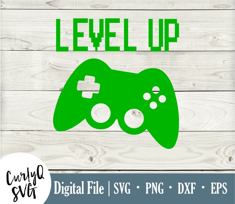 Level Up Arcade Digital Download Gaming Video Game Game Etsy