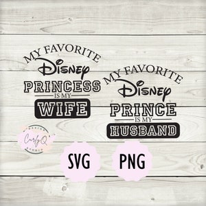 digitale Datei, Lieblingsprinz, Lieblingsprinzessin, passendes Hemd, Schneidedatei, Urlaub, sofortig, Download, Cricut, Silhouette, Mann, Frau