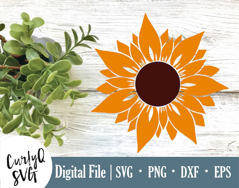 Free Free 69 Sunflower Svg Cut File SVG PNG EPS DXF File