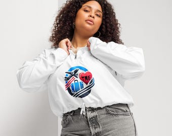 TNF Women’s cropped windbreaker