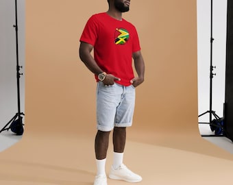 Guyana and Jamaica Unisex t-shirt