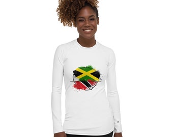Jamaica/Trinadad Women's Rash Guard