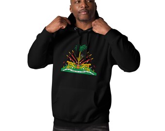 Haiti R/B Unisex Hoodie