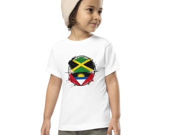 Jamaica and Antigua Toddler Short Sleeve Tee