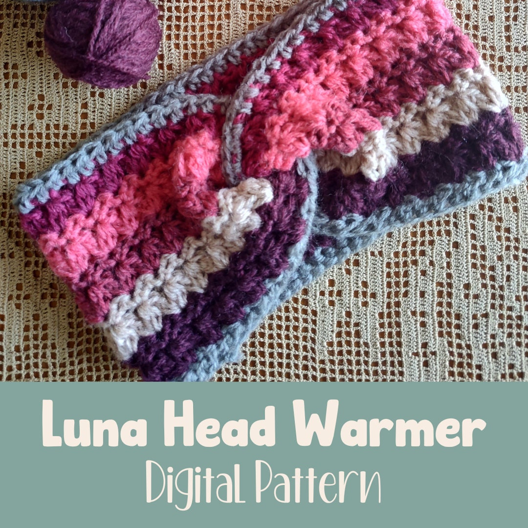Luna Crochet Head Warmer Pattern (digital Download) - Etsy