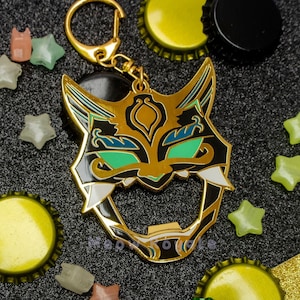 Xiao Mask Bottle Opener Keychain