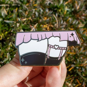 Thigh High Enamel Pin