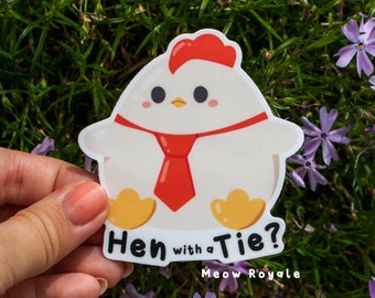 Hen with a Tie