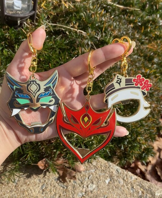 Bottle Opener Keyring Mask Bottle Opener Keyring Mask