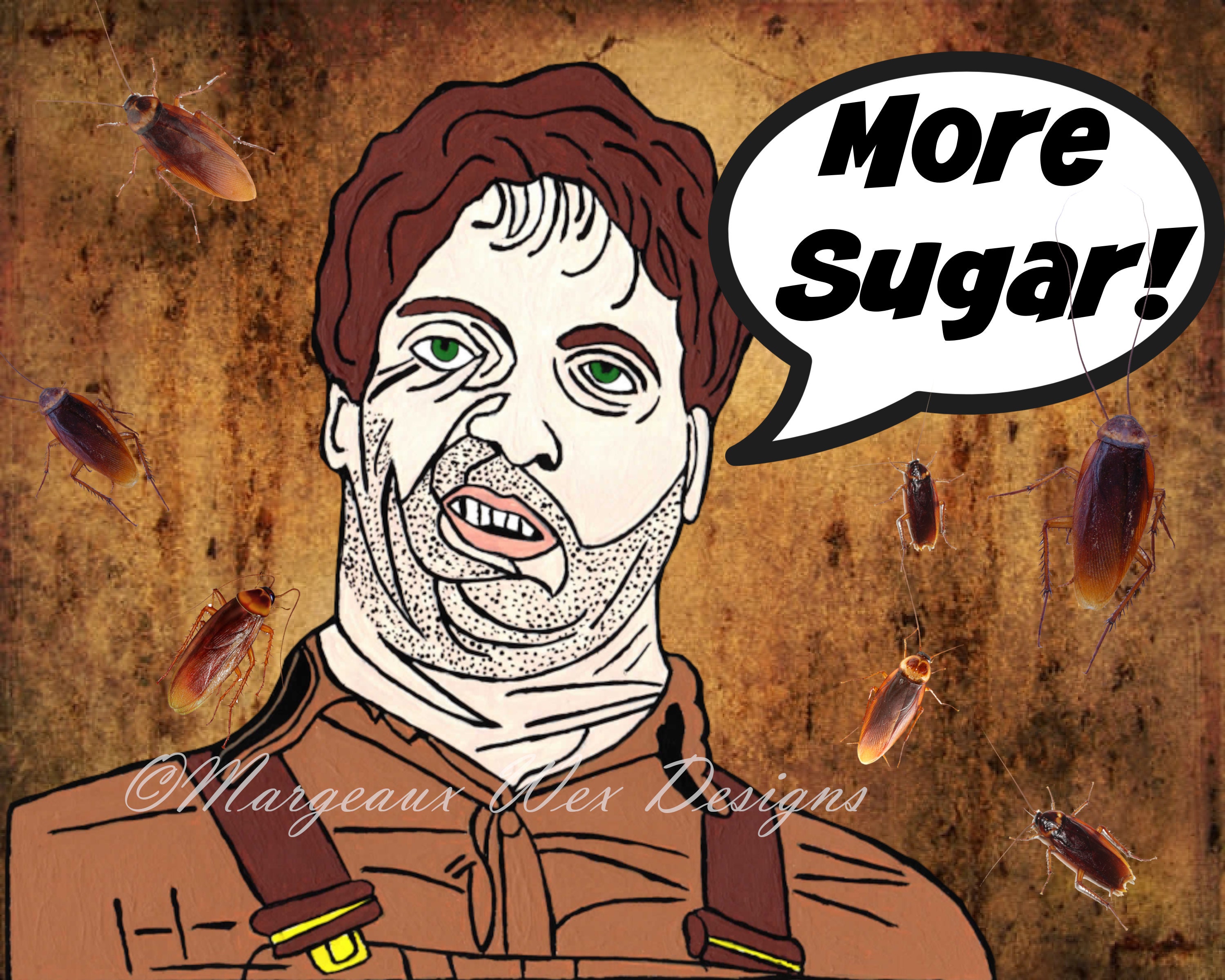 Edgar More Sugar Art Print MIB Men In Black Roach Horror Sci Etsy España