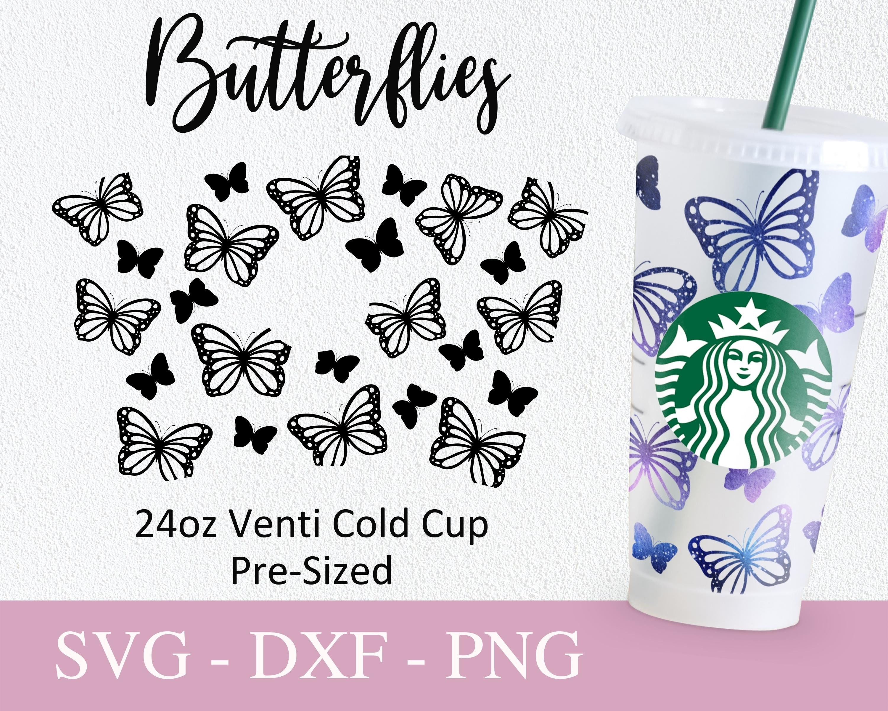 Pattern Starbucks Cup Svg – Starbucks Cold Cup Wrap SVG, Full Wrap For  Personalized Starbucks Cups, Cricut Cut Files