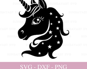 Unicorn SVG Files For Cricut, Unicorn Png Sublimation Designs, Unicorn Birthday Design, Unicorn Mug Design, Unicorn Stickers Clipart
