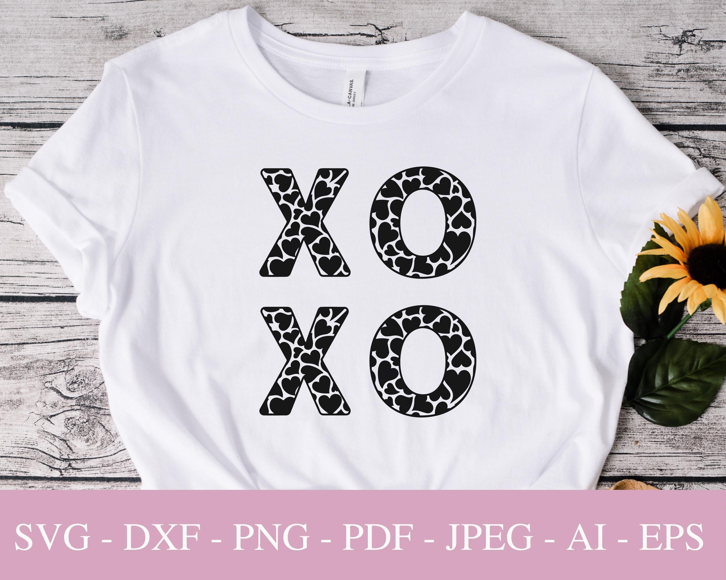 Xo Xo Svg Files for Cricut, Valentines Day PNG, Funny Heart SVG Cut ...