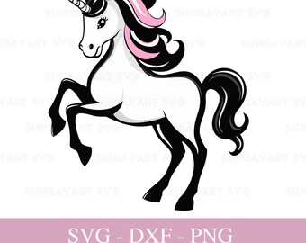 Unicorn SVG Files For Cricut, Unicorn Png Sublimation Designs, Unicorn Birthday Design, Unicorn Mug Design, Unicorn Stickers Clipart