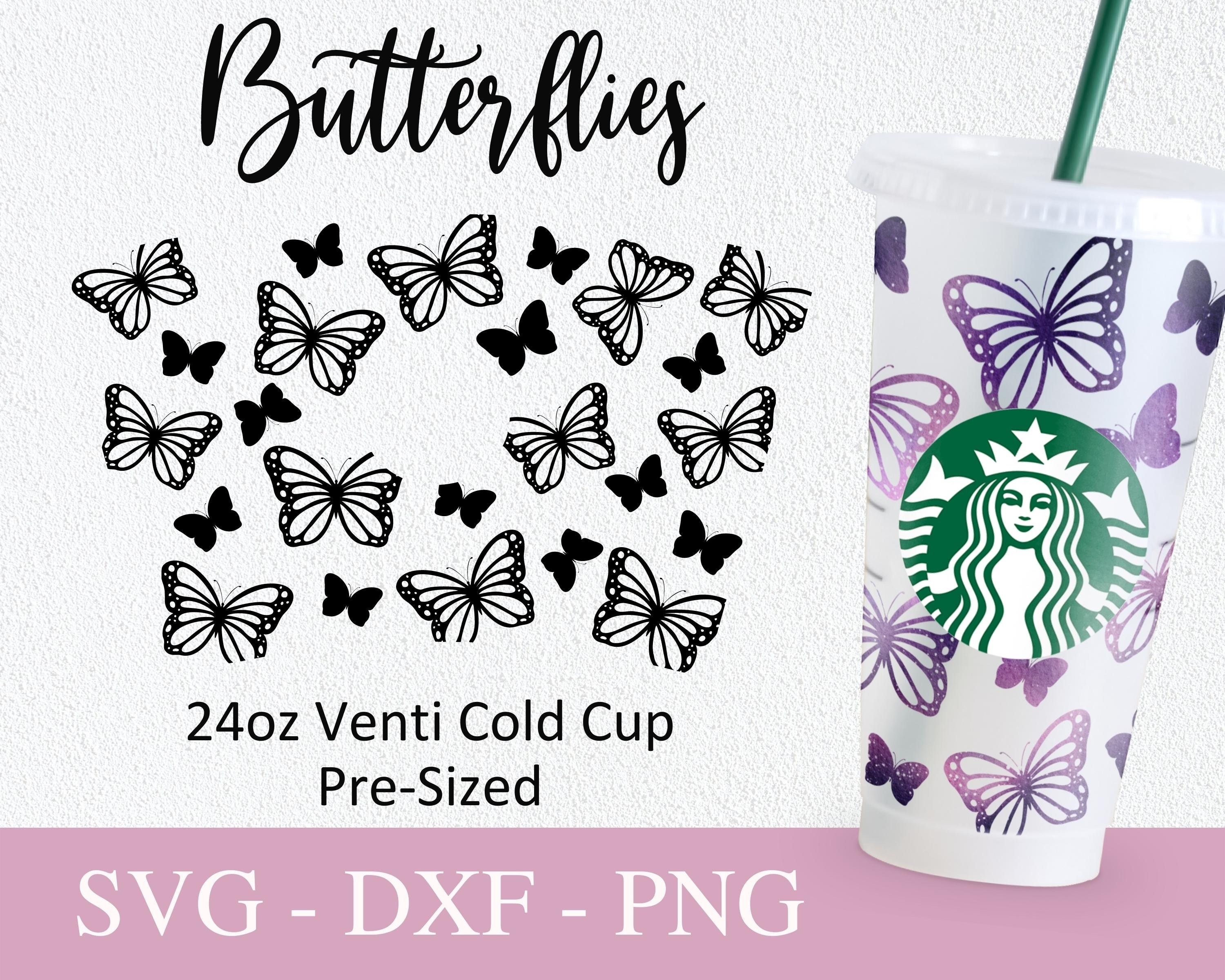 Butterfly Starbucks Cold Cup – kraftedbykin