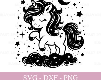 Archivos SVG de unicornio para Cricut, diseños de sublimación Png de unicornio, diseño de cumpleaños de unicornio, diseño de taza de unicornio, imágenes prediseñadas de pegatinas de unicornio
