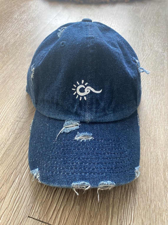 Waves Denim Baseball Hat 