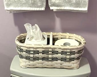 Double Divided Bathroom Basket