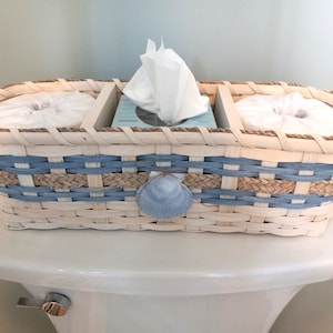 StorageWorks Toilet Basket Tank Topper, Toilet Paper Basket for Bathroom,  Round Paper Rope Storage Basket for Toilet Tank Top, Bathroom Wicker  Basket