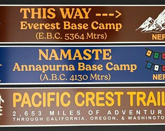 World Famous Hiking Trail Signs from Authentic Trail Signs