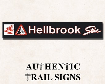 Stowe Hellbrook- Special "Off Piste" Backcountry Design from Authentic Trail Signs