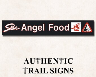 Stowe Angel Food- Special "Off Piste" Backcountry Design from Authentic Trail Signs