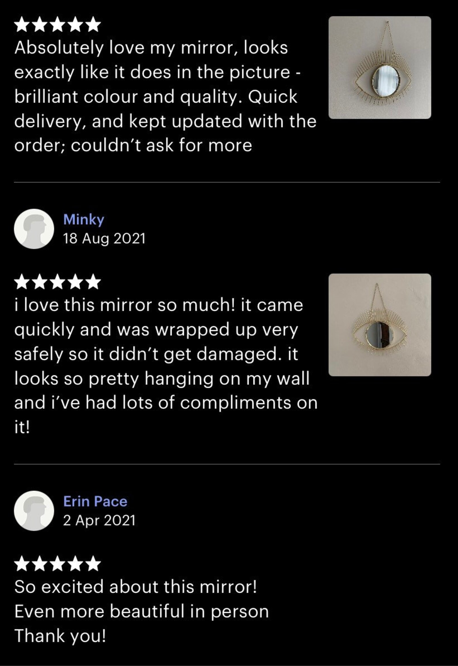 Eye Mirror Gold Round Mirror Wall Decor Third Eye Mirror Etsy