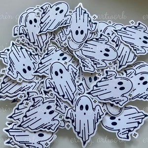 Ghost Stickers - Sticker Pack - Cute Ghosts - Halloween Stickers - Etsy